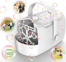 Bubble Machine Durable Automatic Bubble Blower, 18000 Big Bubbles Per Minute...