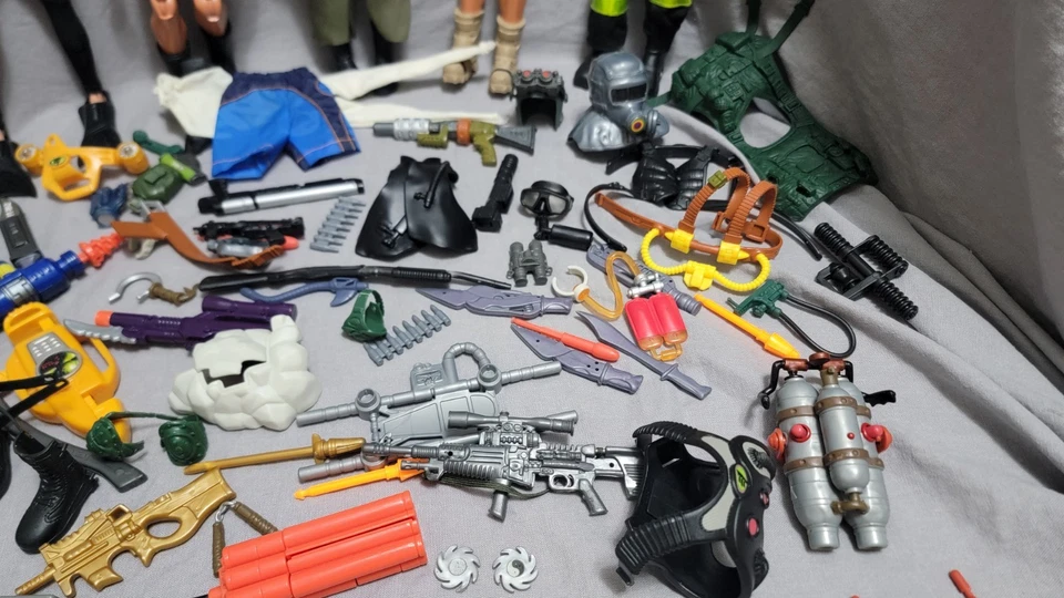 5 Figuras de Acción y Accesorios De Colección Max Acero 12" Enorme Lote Ropa Pistolas Zapatos Foto 3 de 4