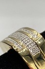 UD 925 Sterling Silver Melee Diamond Size 10.5 Ring 12.8 g — photo 4
