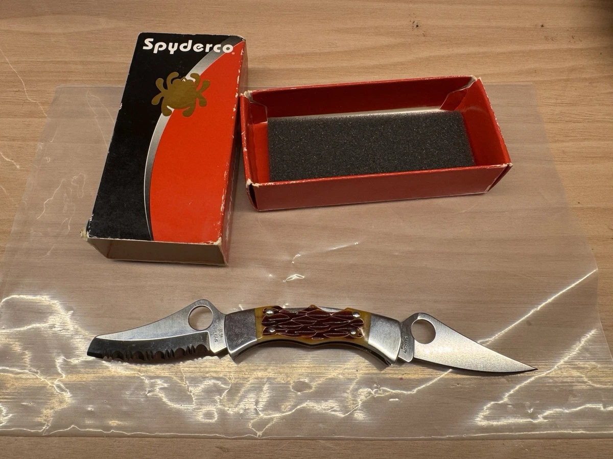 Spyderco Bone Handle Collectible Modern Folding Knives for sale | eBay