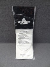 NEW Wigwam L 11-13 Liner Dupont Thermax Nylon VTG White Thin Dress Made in USA