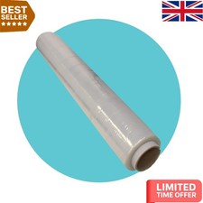 400mm Clear Stretch Wrap for Reliable Industrial Packing - 17mu Thick Roll