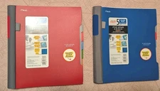 Five Star Advance Red & Blue  5 Subject Notebook College Ruled - Lot of 2 - NEW