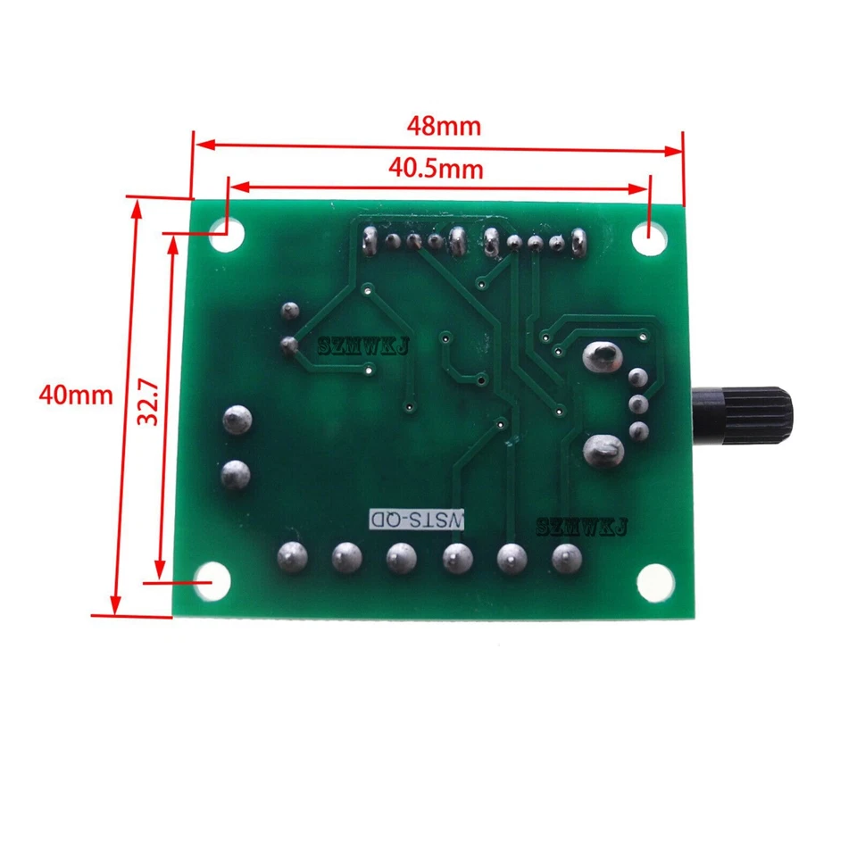 2PCS DC 12V/24V CW CCW PWM Speed Controller DC Brushless Motor PWM Speed Control - Image 3 of 4