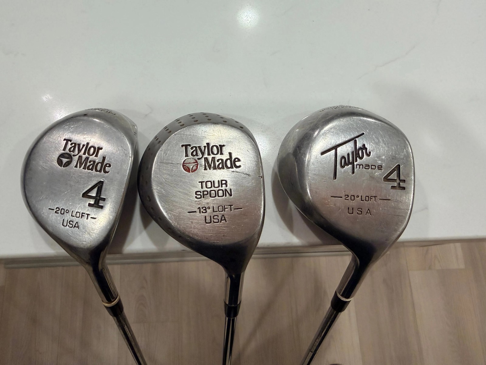 Club 3 Pc Set Tour Spoon 13&deg; Loft Two #4 Woods 20&deg; Loft