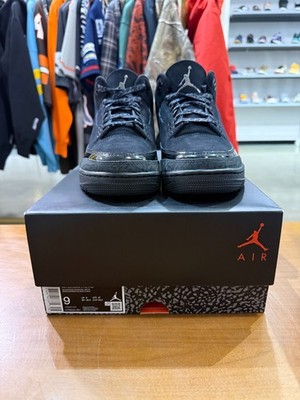 Size 9 - Air Jordan 3 Retro Black Cat for sale online | eBay