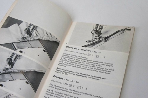 Original Elna EC, ZZ, SP, ST, SU sewing Machine Manual Booklet - Picture 2 of 5