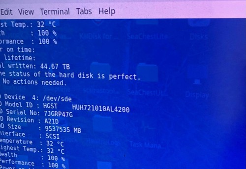 HUH721010AL4200/42C0 HGST Ultrastar He10 10TB 7200RPM SAS 12Gbps 256MB 2018 - Picture 7 of 12