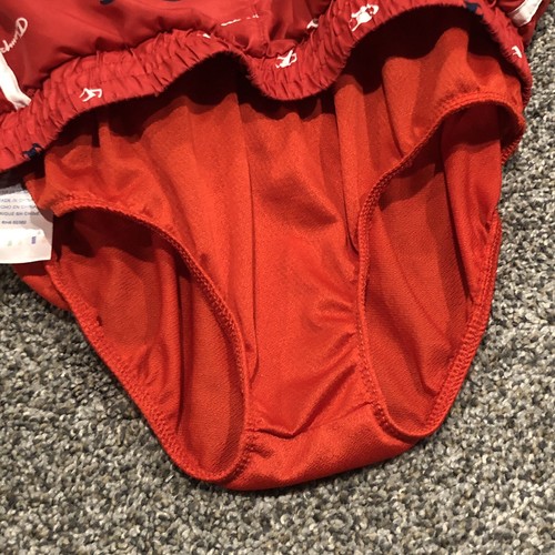 Champion Shorts Girls Small Red White Logo Athletic Gym Running Youth Kids - Picture 6 of 12