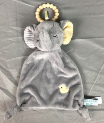 elephant sshlumpie blanket plush in gray