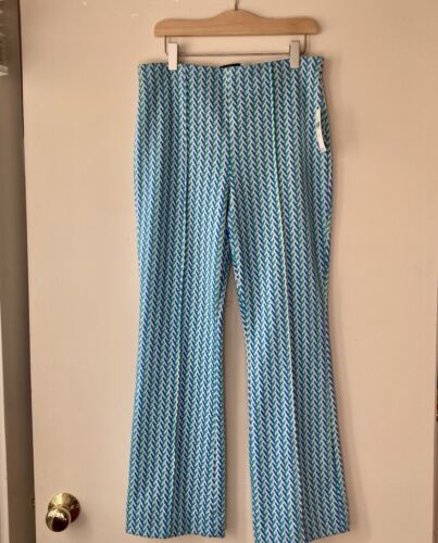 NWT Maeve The Margot Kick-Flare Cropped Pants Anthropologie Size XS Small Blue - Bild 3 von 6