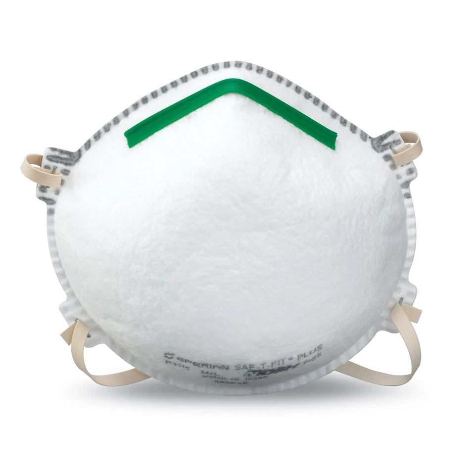 20 Mascarillas faciales desechables para polvo de humo construcción respirador de partículas N95 SML. Foto 2 de 2