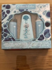 Crabtree & Evelyn La Source Set Hand Therapy, Body Wash, Lotion, Loofah 4 Pc New