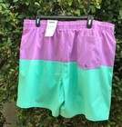 NWT sharp looking color-block swim trunks shorts - Sonoma Mens XL — photo 2