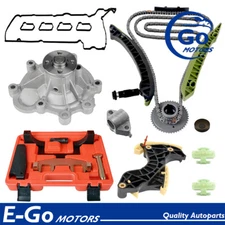 Water Pump Timing Chian Kit For Mercedes Benz SLK250 C250 1.8L Base Turbocharged