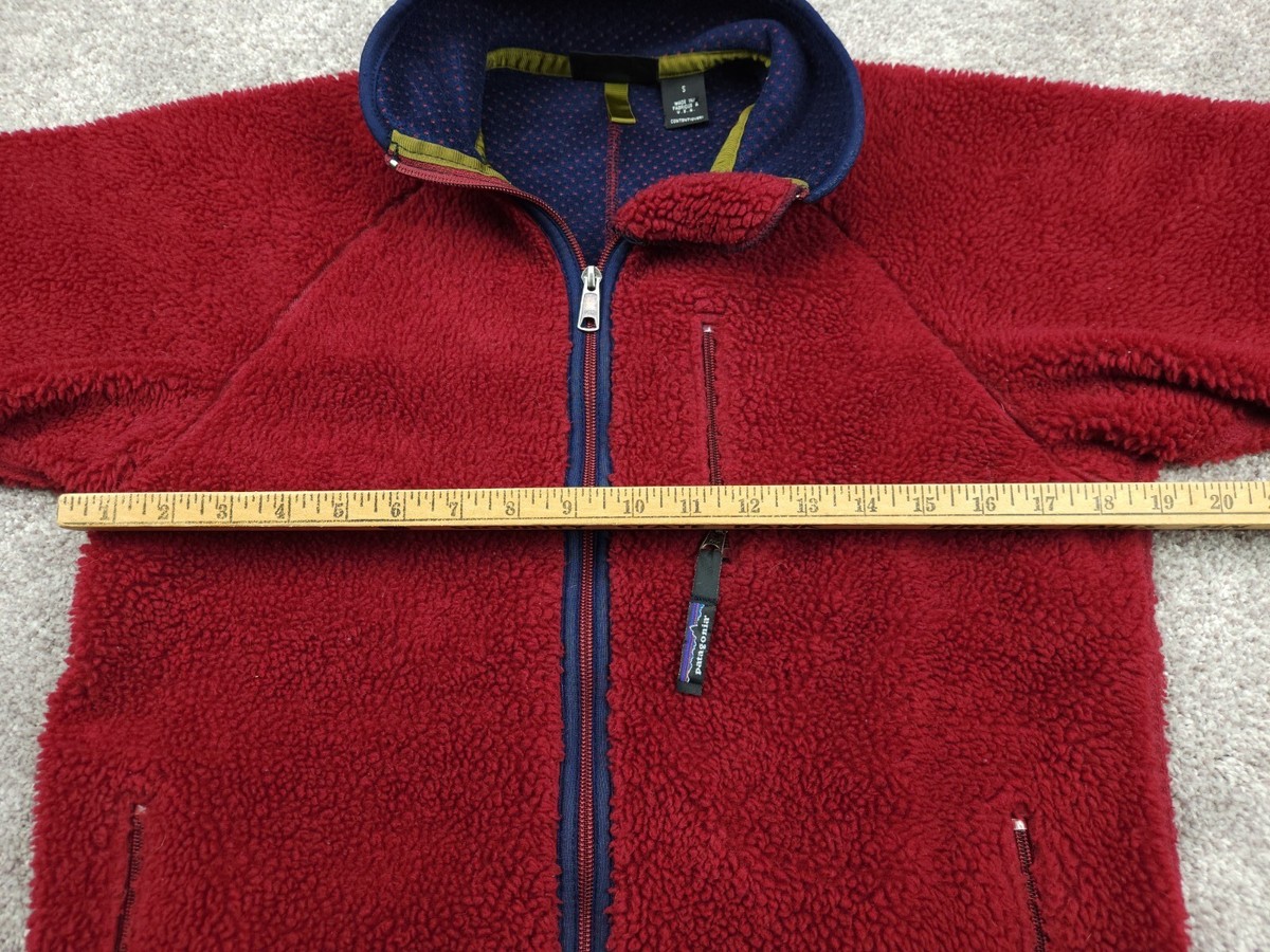 Vintage Patagonia Jacket 90s Deep Pile Fleece Retro X Made Vintage Patagonia Jacket 90s Deep Pile Fleece Retro X Made