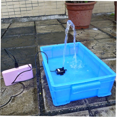 Solar Wasserpumpe Tauchpumpe für Pool Garten Teich 220L/H Lift 250cm 2.3W U2Q0 - Bild 3 von 12