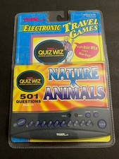 NEW Tiger Electronic Travel Games Quiz Wiz Nature  Animals Sealed 1996 Vintage