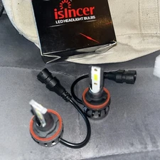 2 x ISINCER H11 LED HEADLIGHT  HIGHPOWER BULBS SPOT FOGLIGHT LAMPS
