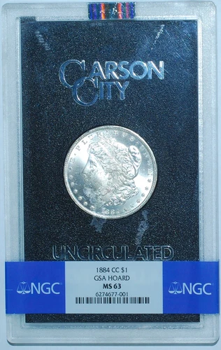 1884 CC NGC MS63 GSA Carson City Morgan Silver Dollar