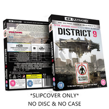 District 9 4K Ultra Bluray Slipcover Only Custom Handmade NO DISC 