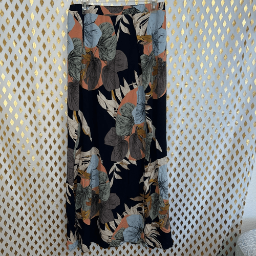 SHEIN Tall Floral Print Wrap Split Thigh Skirt size L - Picture 5 of 8