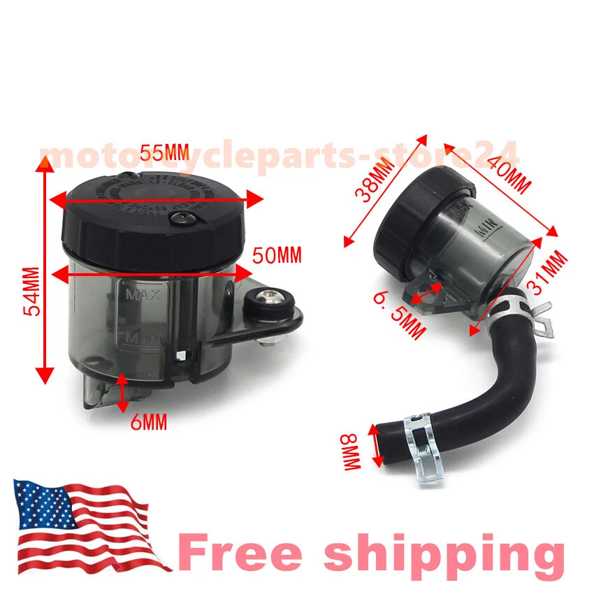Front Rear Brake Fluid Oil Reservoir Tank Cup For Ducati Sport 750 800 900 ST4 - Изображение 2 из 4