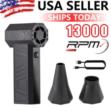 🌪️ 130000RPM Turbo Blower Rechargeable Fan Violent Turbofan Brushless Motor
