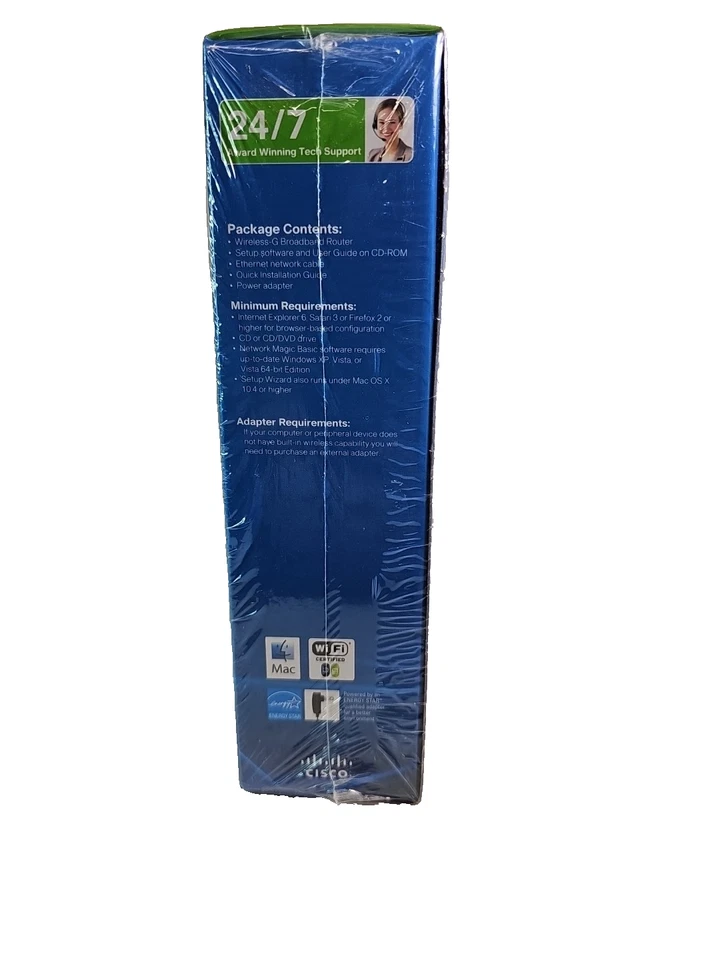 Cisco Linksys WRT54G2 Wireless-G Broadband Router 54 Mbps 4-Port 10/100 Mbps NEW - Image 4 of 4