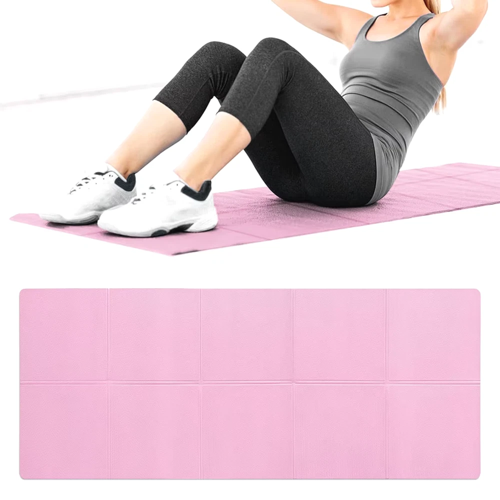4MM Thick Anti-Slip Yoga Mat for Fitness Pilates Gymnastics & Sport