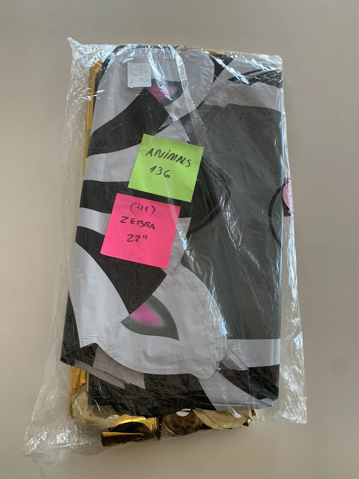 136 Pcs Jungle Safari Animal Head Birthday Party Decoration Foil Balloons 22” - Image 4 of 4