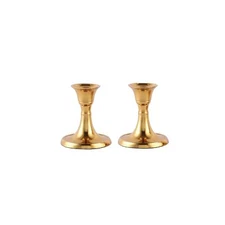 Rely+ Gold Candle Holder Set of 2 - Decorative Taper Candles for Candlesticks...