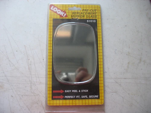 NOS MOTORMITE Taiwan L or R SIDE MIRROR GLASS #51010 1968-85 Various GM