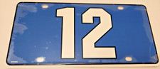 Placa de metal Seattle Seahawks NFL "12"