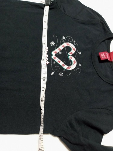 Girls Size 7/8- Lot of 3 -Christmas T-Shirts (2) & (1) Emboidered Jeans Size 8 - Picture 6 of 12