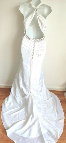 Wedding Dress, Tailored White Dress UK 10 - Picture 11 of 17