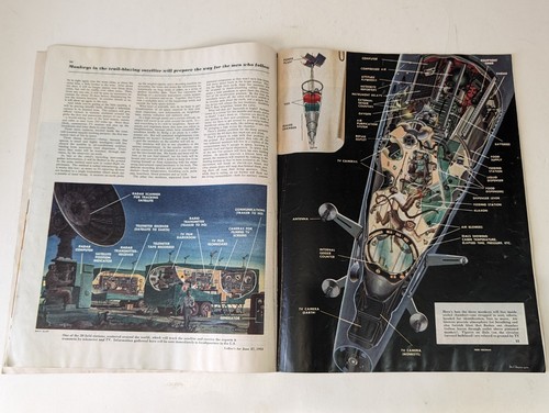 Collier's Magazine / June 27 1953 / No Label / News Stand The Baby Space Station - Picture 6 of 9
