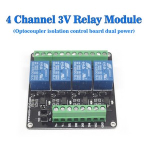 DC-3V-Four-Channel-Relay-Module-4-Way-Optical-Coupling-Isolation-Sensor-Control