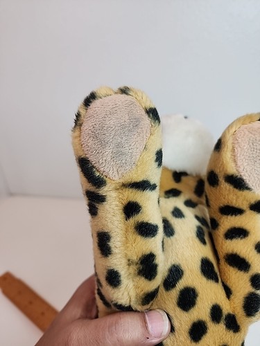 Aurora Cheetah Leopard Spotted 12" Plush Stuffed Animal Toy - Picture 10 of 16