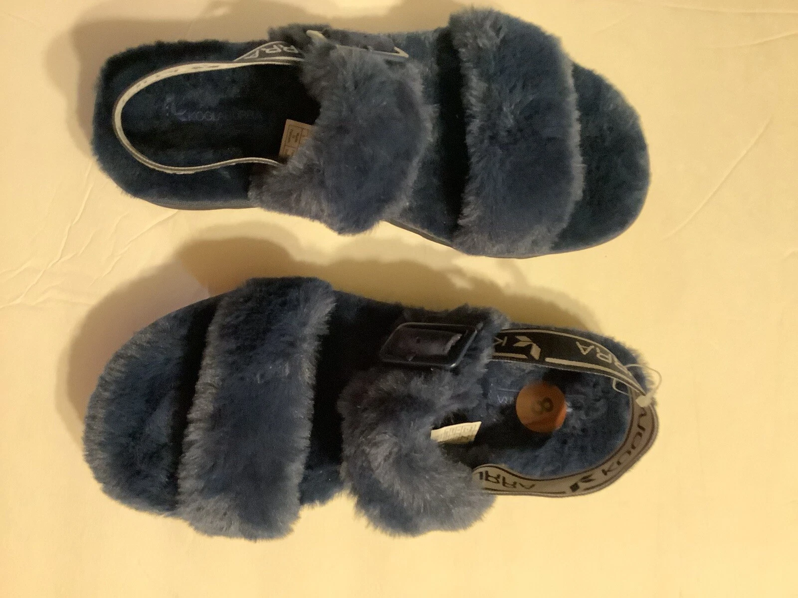 Sandali Koolaburra by UGG taglia US 8 donna blu pelliccia sintetica stile 1123955
