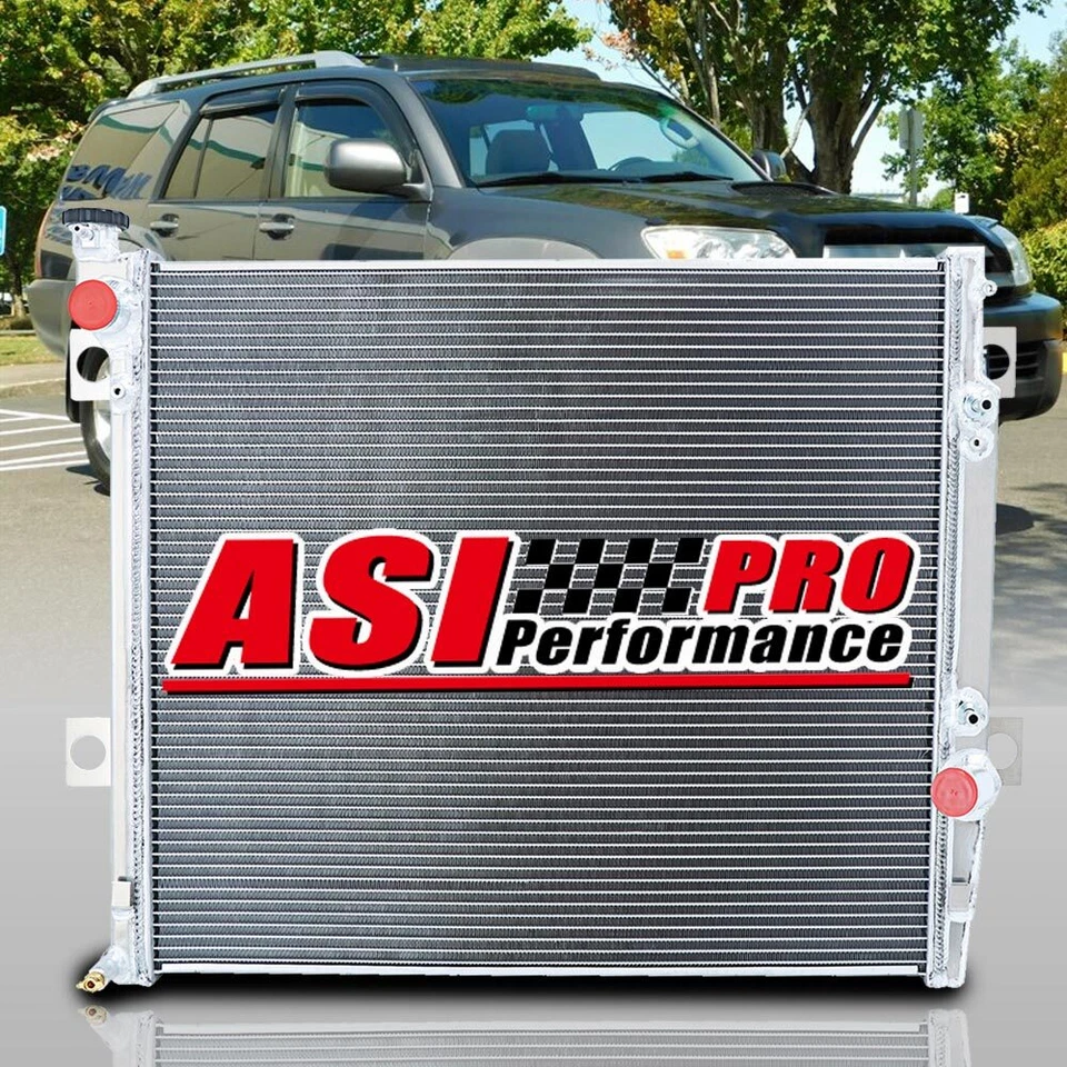 4 Row Radiator FITS 2003-2009 2005 Toyota 4 Runner SR5 Lexus GX470 4.7L Foto 2 de 4