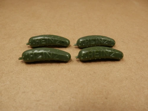Lot Of Four Vintage Novelty Heinz Pickle Pins