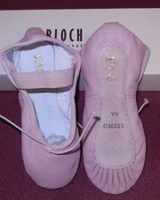 Bloch Pink leather full sole ballet shoes ch/ladies 205G 205L widths "B-E"  New