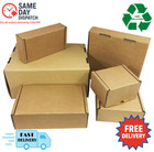 FOLDING LID CARDBOARD POSTAL BOXES SELF SEAL ROYAL MAIL SHIPPING MAILING CARTON