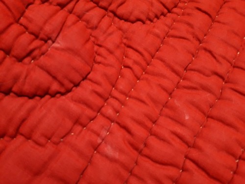 Ancien Couvre lit couverture piqué main ann20 30 208x228cm Old quilted bedspread - Picture 16 of 24