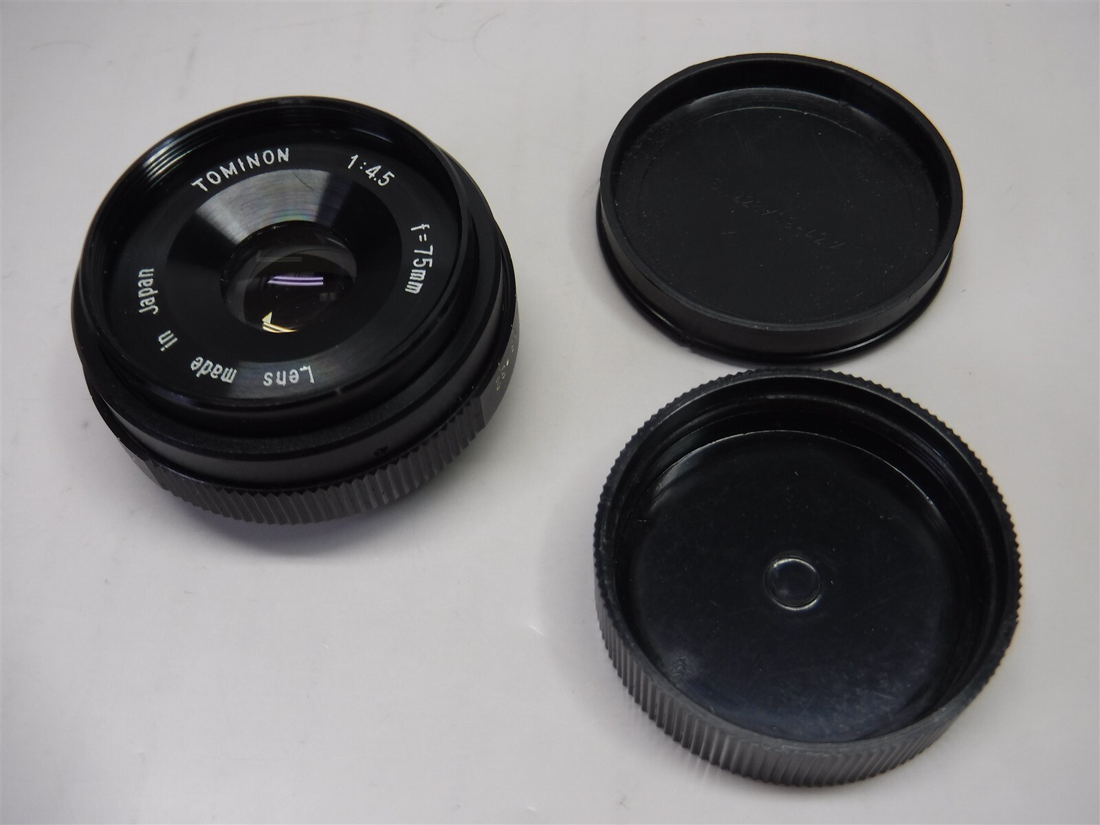 Used Nice Tominion Camera Lens Japan 1:4.5 f=75mm S9