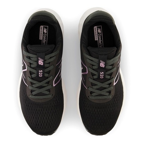 New Balance Womens 520 V8 Neutral Running Shoes Black/White Size Uk 9 EU 43 - Picture 9 of 9