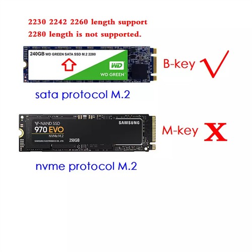 M.2 NGFF SSD to 26pin SSD Adapter Card for Lenovo ThinkPad X1 Carbon NEW - Afbeelding 5 van 10