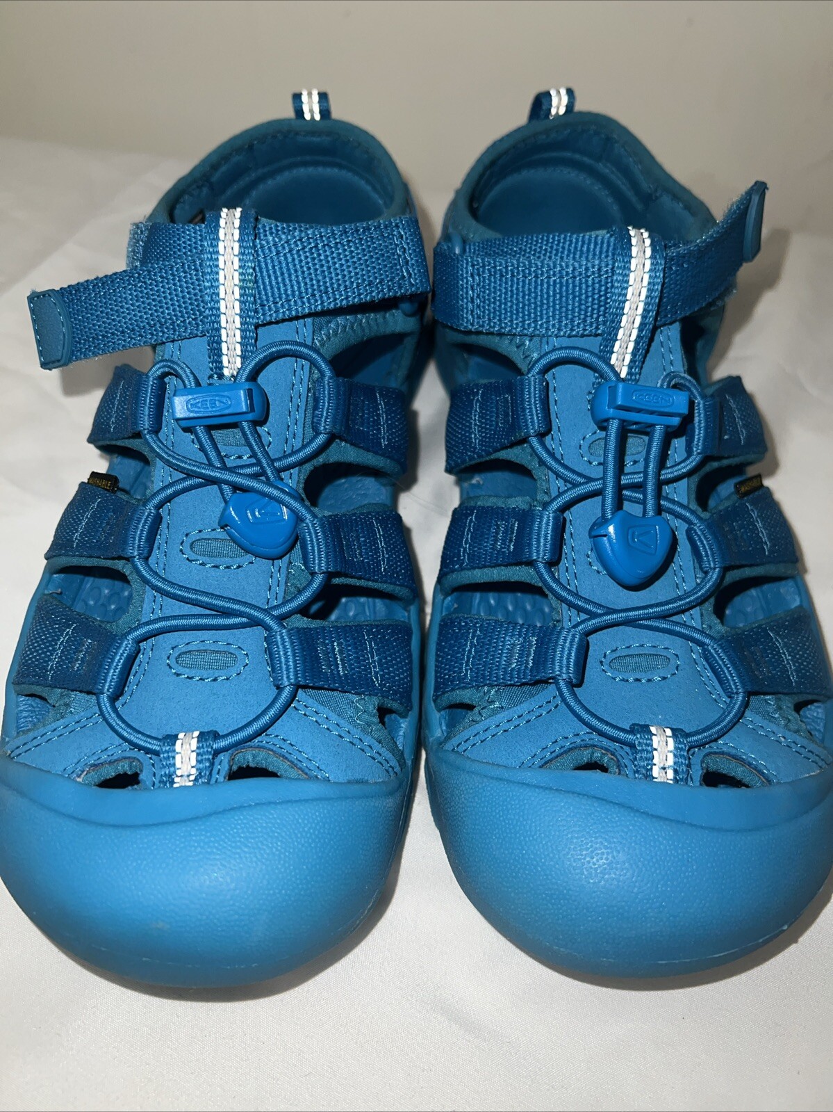 Sandali Keen Newport H2 grandi bambini 5 verde acqua lavabili scarpe da trekking donna 7 5 ottime condizioni