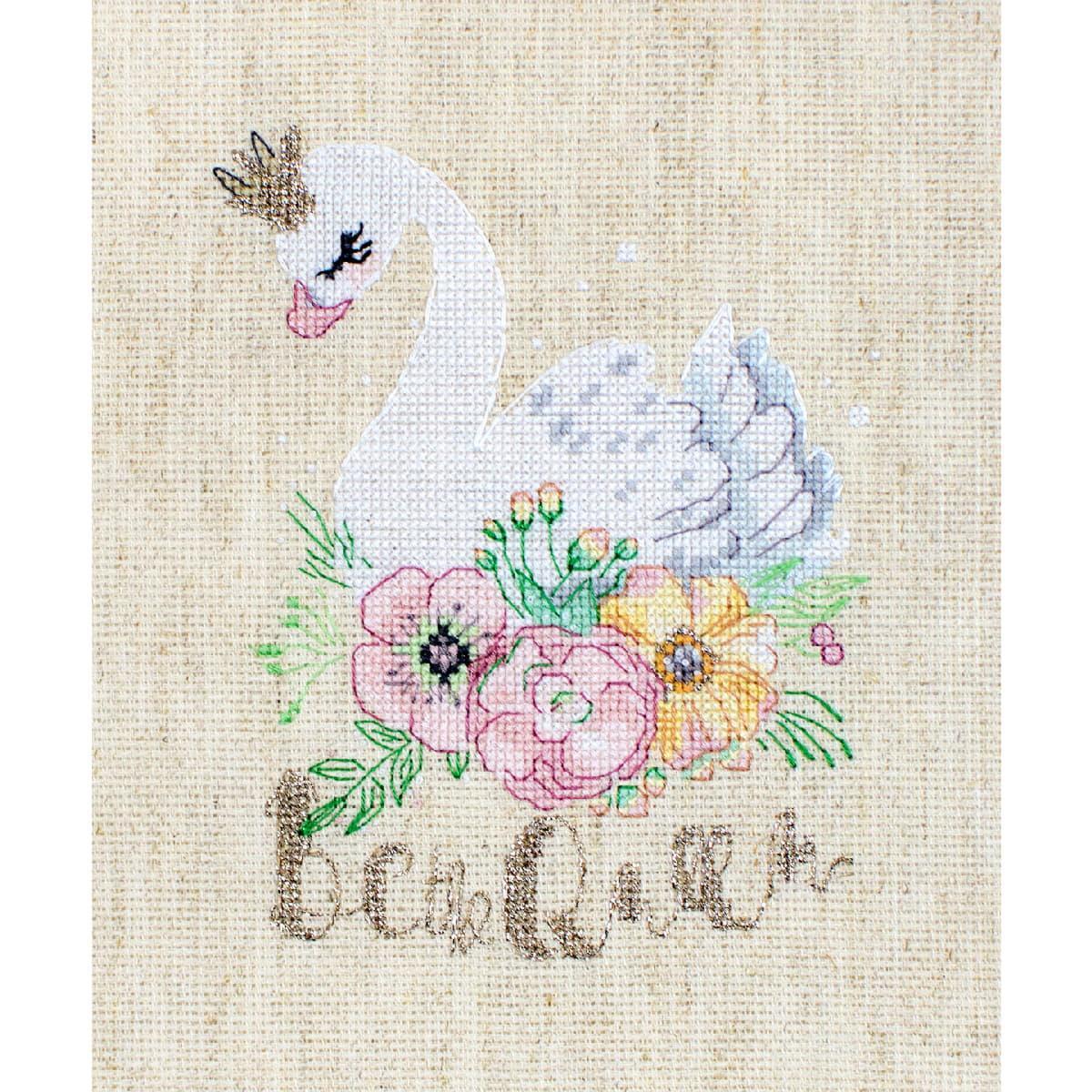Letistitch counted cross stitch kit ""Be the Queen"" 14x11cm, DIY
